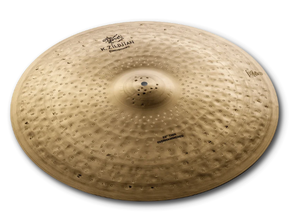 Zildjian K1101 22" K Constantinople Overhammered Thin Ride Cymbal w/ Video Link